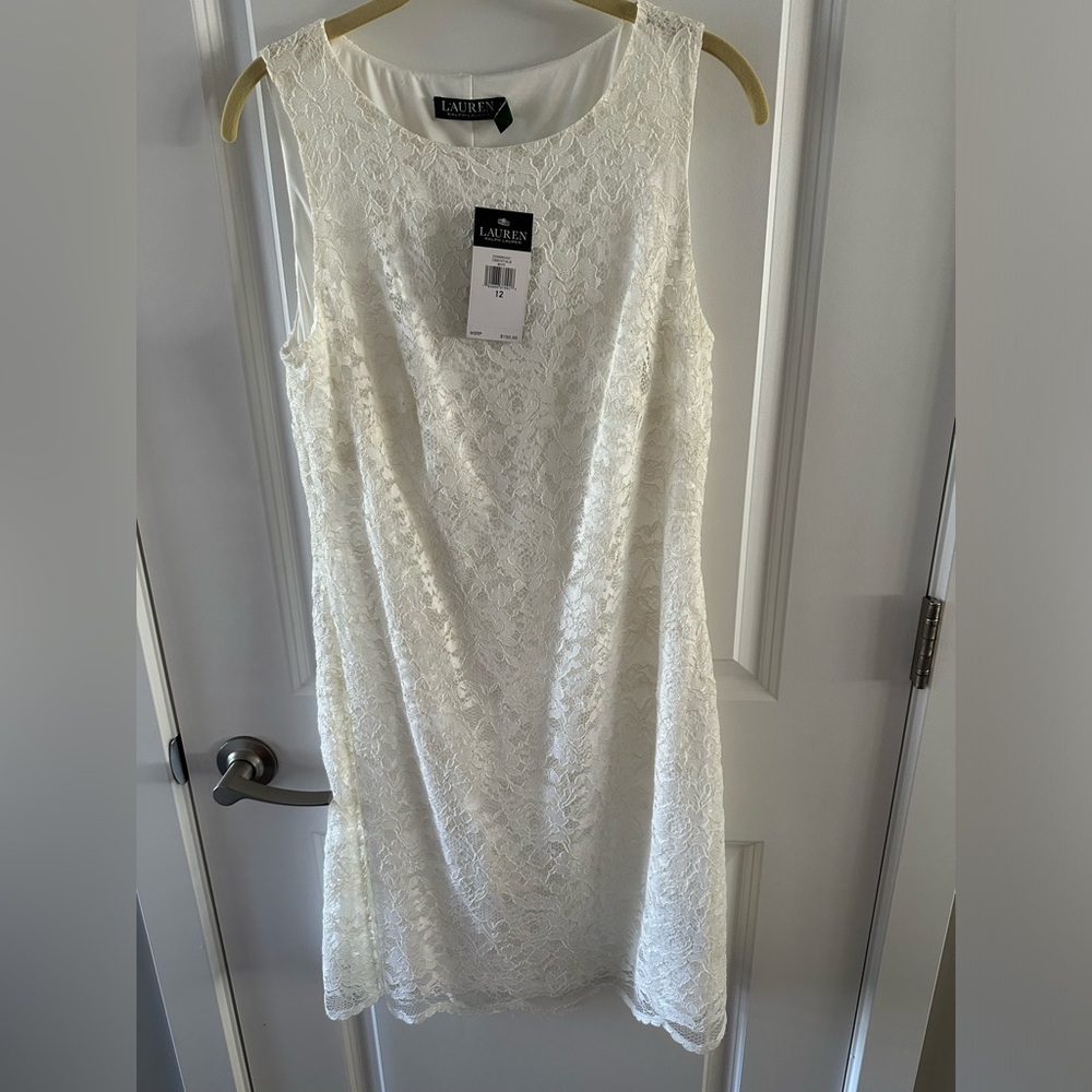 Lauren white lace, gorgeous dress size 12
